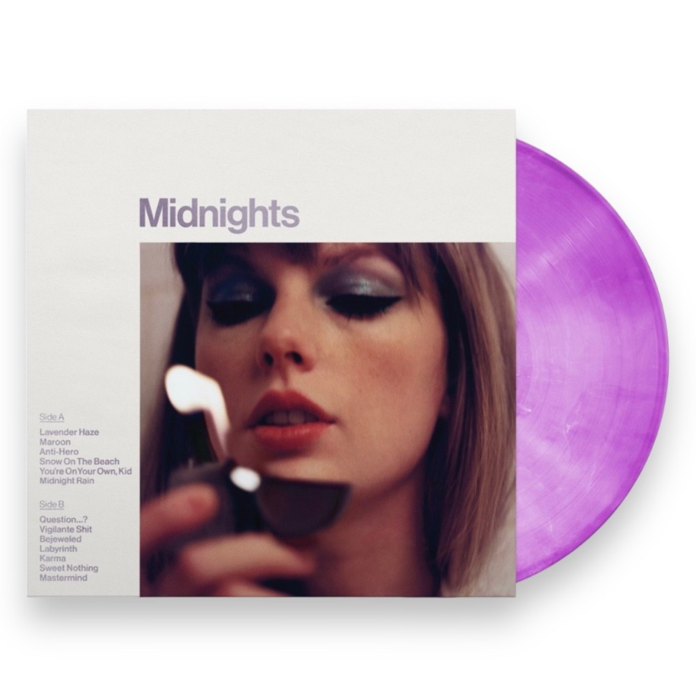 Taylor Swift Midnights Vinyl (Love Potion Purple Marble Limited Edition)
